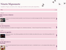 Tablet Screenshot of nenettemignonnette.blogspot.com