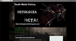 Desktop Screenshot of deathmetalvictory.blogspot.com