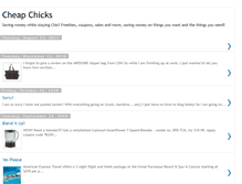 Tablet Screenshot of cheap-chicks.blogspot.com