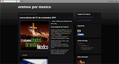 Desktop Screenshot of cristianosunidospormexico.blogspot.com