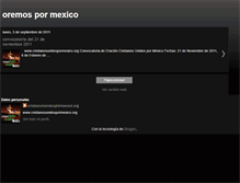 Tablet Screenshot of cristianosunidospormexico.blogspot.com