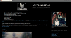 Desktop Screenshot of honoringhome.blogspot.com