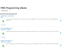 Tablet Screenshot of ebookdownload-programming.blogspot.com