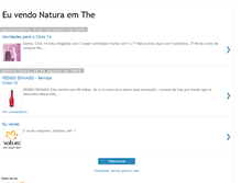 Tablet Screenshot of euvendonatura.blogspot.com