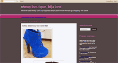 Desktop Screenshot of cheaplboutique.blogspot.com