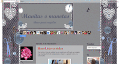 Desktop Screenshot of manitasomanotas.blogspot.com