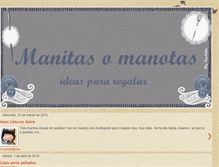 Tablet Screenshot of manitasomanotas.blogspot.com