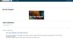 Desktop Screenshot of byebyemugabe.blogspot.com