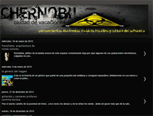 Tablet Screenshot of chernobilciudaddevacaciones.blogspot.com