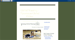 Desktop Screenshot of globalwarmingonline.blogspot.com