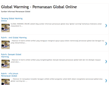Tablet Screenshot of globalwarmingonline.blogspot.com