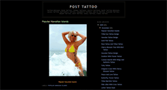 Desktop Screenshot of post-tattoo.blogspot.com