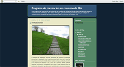 Desktop Screenshot of prevencionenconsumo.blogspot.com