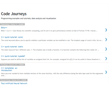 Tablet Screenshot of codejourneys.blogspot.com