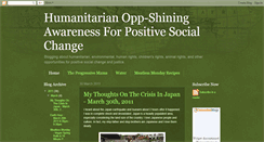 Desktop Screenshot of humanitarianopp.blogspot.com