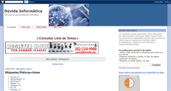 Desktop Screenshot of duvida-informatica.blogspot.com