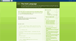 Desktop Screenshot of irishgaelic.blogspot.com