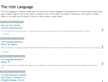 Tablet Screenshot of irishgaelic.blogspot.com