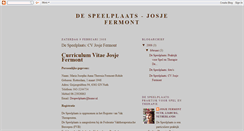 Desktop Screenshot of despeelplaats.blogspot.com