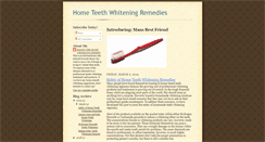 Desktop Screenshot of hometeethwhiteninghelp.blogspot.com