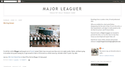 Desktop Screenshot of majorleaguer.blogspot.com