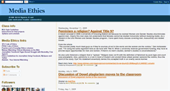 Desktop Screenshot of mediaethics-usu.blogspot.com