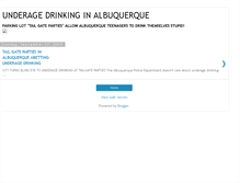 Tablet Screenshot of albuquerquedrunks.blogspot.com