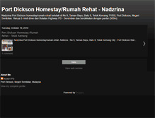 Tablet Screenshot of nadzrinapd-homestay.blogspot.com