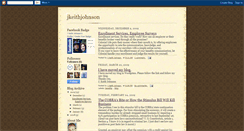 Desktop Screenshot of jkeithjohnson.blogspot.com