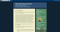 Desktop Screenshot of haititeam2010.blogspot.com