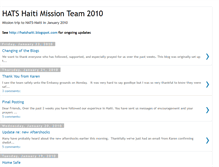 Tablet Screenshot of haititeam2010.blogspot.com