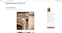 Desktop Screenshot of fashionablepalette.blogspot.com