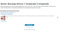 Tablet Screenshot of dexterdirecta.blogspot.com