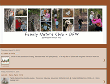 Tablet Screenshot of familynatureclubdfw.blogspot.com