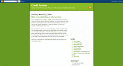 Desktop Screenshot of creditreview.blogspot.com