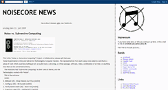 Desktop Screenshot of noisecorenews.blogspot.com