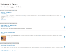 Tablet Screenshot of noisecorenews.blogspot.com