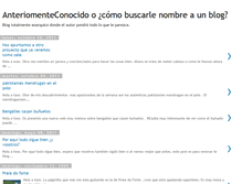 Tablet Screenshot of anteriormenteconocido.blogspot.com