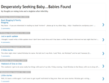 Tablet Screenshot of desperatelyseekingbaby.blogspot.com