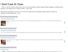 Tablet Screenshot of idontcookorclean.blogspot.com