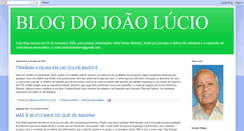 Desktop Screenshot of blogdojoaolucio.blogspot.com