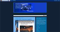 Desktop Screenshot of antichrist-and-zionism.blogspot.com