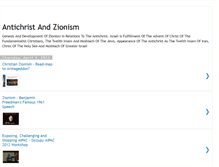 Tablet Screenshot of antichrist-and-zionism.blogspot.com
