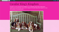 Desktop Screenshot of cavalierkingkingdom.blogspot.com