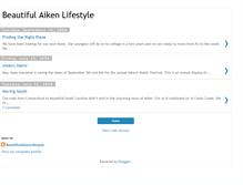 Tablet Screenshot of beautifulaikenlifestyle.blogspot.com
