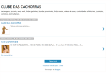 Tablet Screenshot of clubedascachorras.blogspot.com