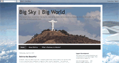 Desktop Screenshot of bigskybigworld.blogspot.com