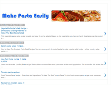 Tablet Screenshot of easy-pasta-recipes.blogspot.com