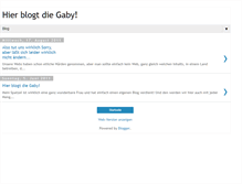 Tablet Screenshot of gaby4you.blogspot.com