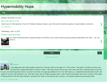 Tablet Screenshot of hypermobilityhope.blogspot.com